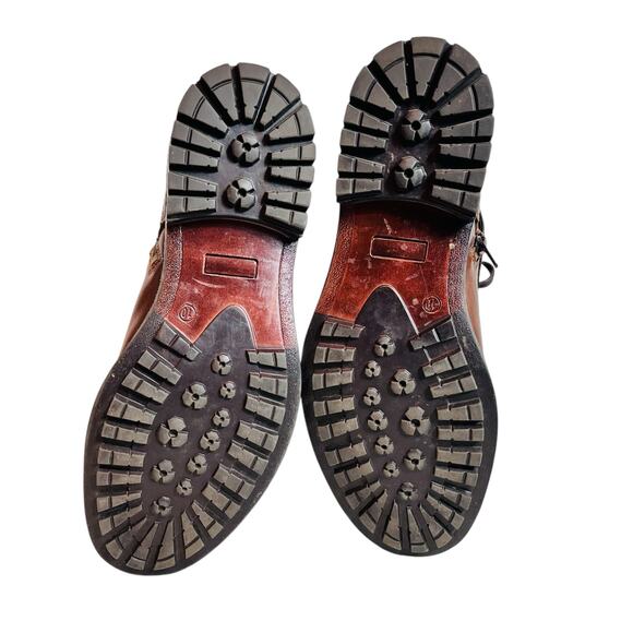 Reserved Footwear Brown Leather Ankle Boot Men's Size 10 - Picture 15 of 16